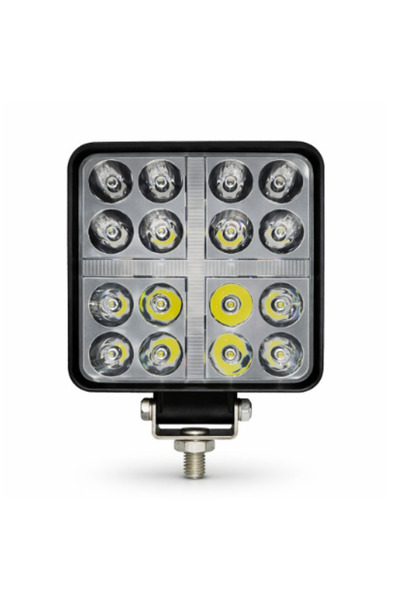 Ruan Proiector auto LED compact 48W, lumină albă și galbenă, 4X4 LED 12/24V