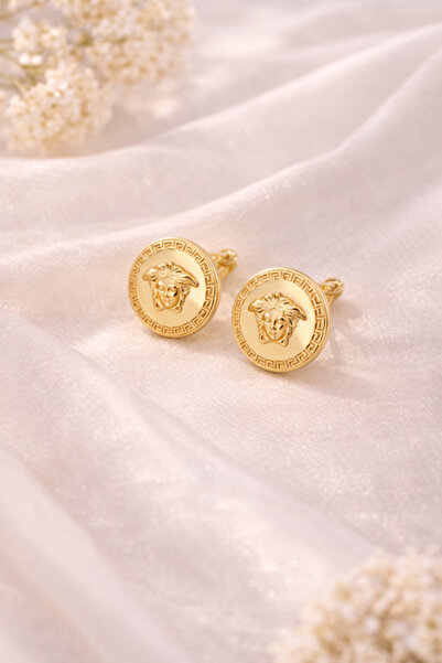 Inovius Елегантни обеци, позлатена мед - LMG4071