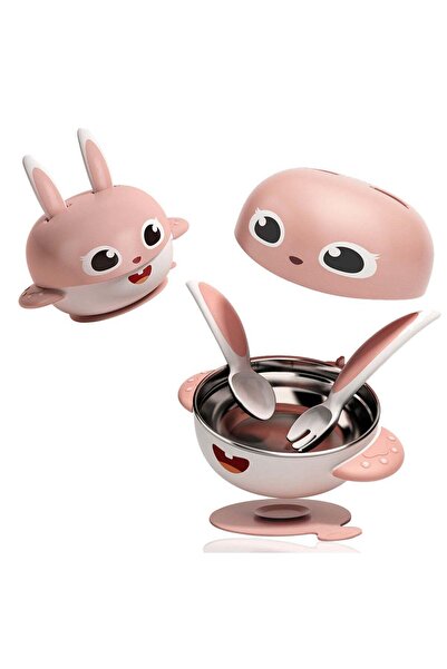SWİFT 4 Pcs Baby Feeding Bowl Set with Strong Silicone Suction