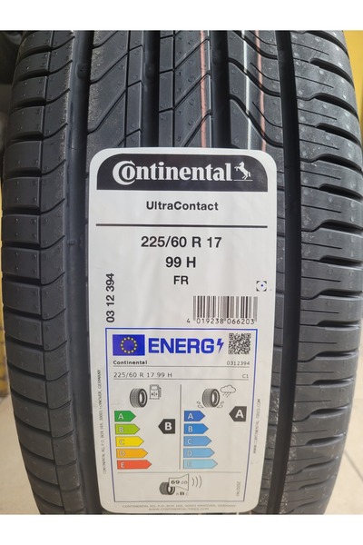 Continental 225/60R17 Ultra Contact 99H FR Set olarak (4 ADET) Yazlık A seris...