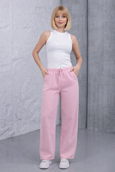 freemen Women's High Waist Gabardine-Linen Textured Pants – Breathable Fabric...