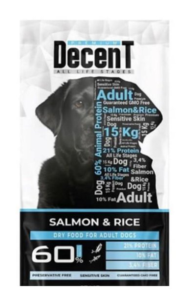 Decent Somonlu Yetişkin Köpek Maması 3 Kg