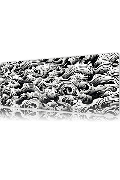 urzuva Silent Tide Gaming Oyuncu XL Mouse Pad Mousepad 70x30 cm 3Mm Dikişli M...