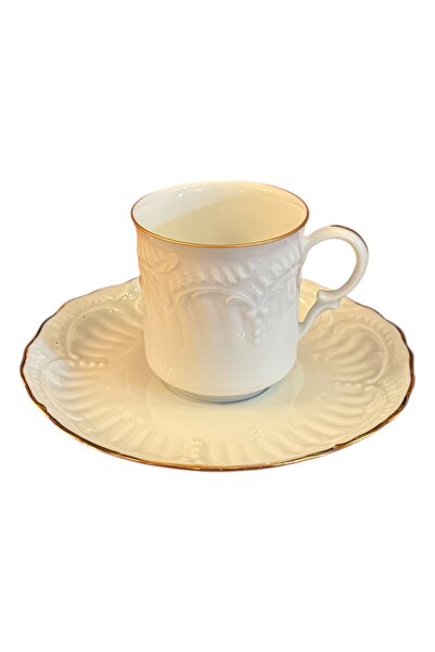 Fransız Limoges فنجان قهوة تركي من البورسلين المزخرف