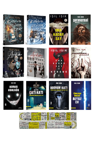 Artemis Yayınları Işıl Işık 12 Kitap Set/Tünelden Önceki Beyaz Ev+Arden+Karda...