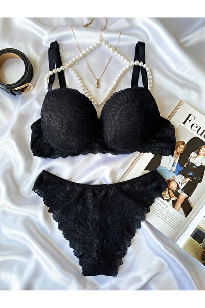 WOMEN'S WORLD FANTASY New Season Push up Lace Bra Set