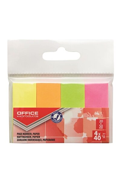OFFICE products Отметка за страници от OFFICE Products, 20 x 50 мм, комплект ...