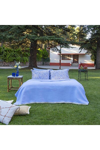 Sarev طقم إسلا بلو مفرد مصنوع من القطن بنسبة 100%