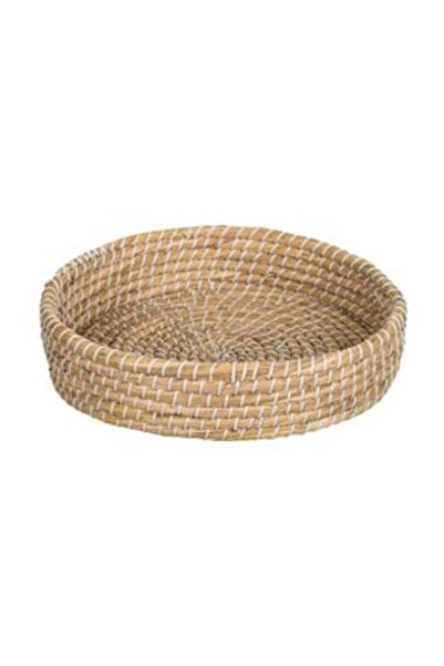 victiny Round Tray Made of Straw Ø32 x 7 cm