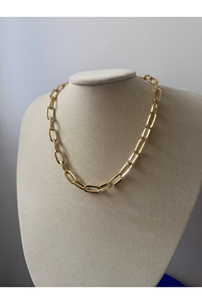Elmira Jewelry 14K Kalın Ataç Model Kolye