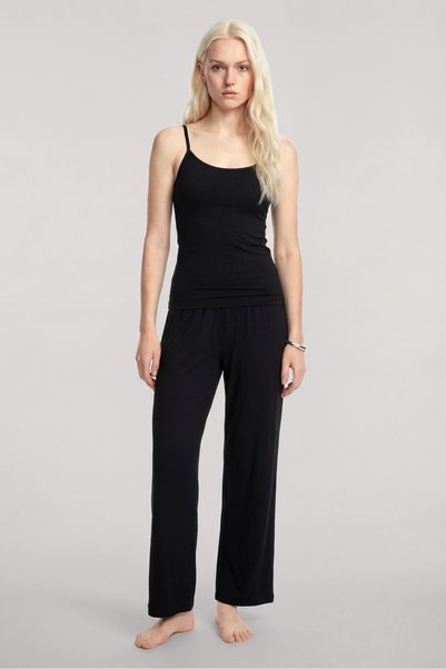 Akbeniz Long Kimono 3-Piece Set Black