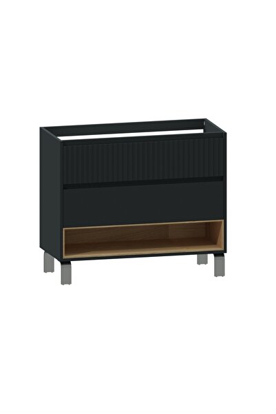 Marsal Mobilier de baie Antracit, Dimensiune 1 metru