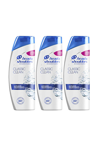 Head And Shoulder Set 3x Sampon anti-mătreață Head&Shoulders Classic Clean, 3...