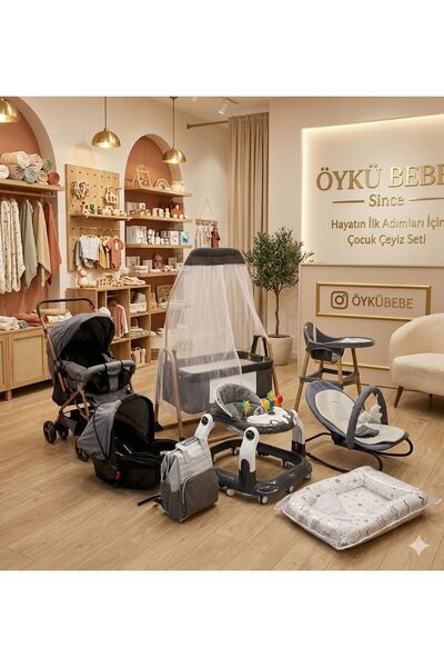 ÖYKÜ BEBEK DUNYASI Öykü Bebek Dünyası:Bir Bebeğin İhtiyacı Olan Her Şey tek P...
