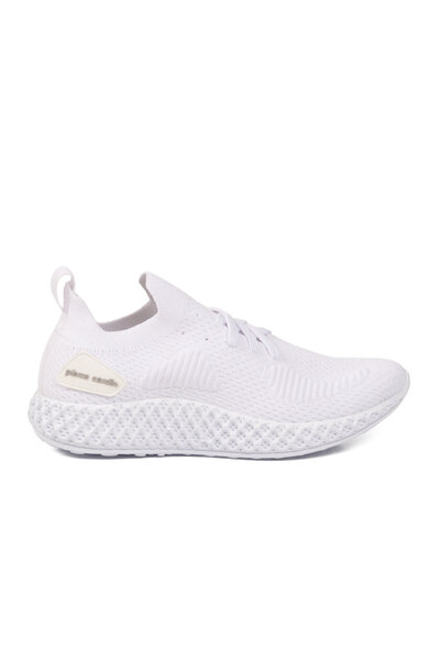 Pierre Cardin White Mesh Lightweight Easy-To-Wear Unisex Sports Shoes Pc-32711 g