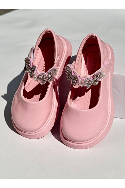 fustite cu luminite Pantofi de prințesă roz cu fundițe și strasuri pentru șco...