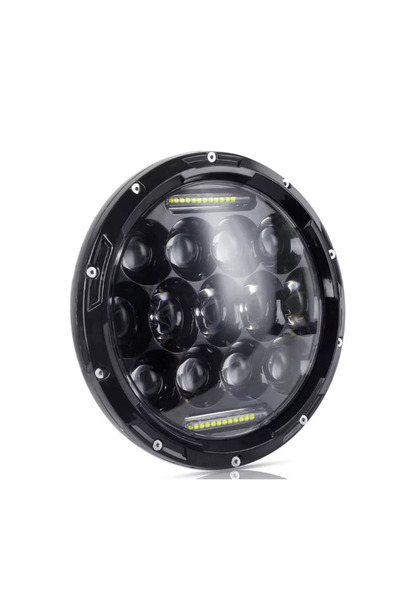 Ruan LED Universal Halogen 7 inch 18 cm 12V/24V Alb 4000lm pentru ATV Jeep Mo...