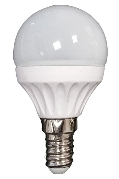 Luxera Lighting Bec Bl Led Sferic E14, model glob G45, 5W, 2700K, lumina calda