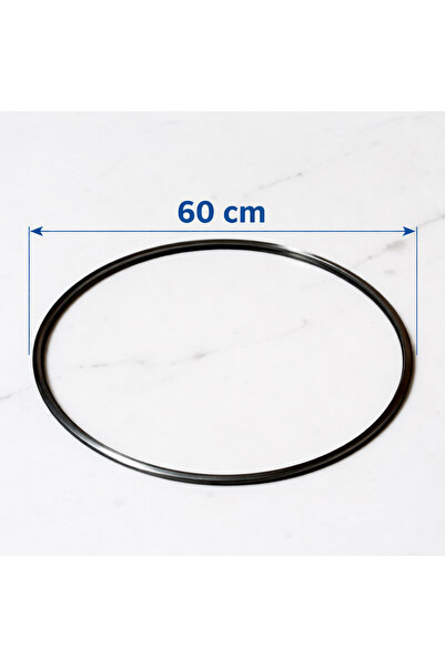 Home 60 cm Çapında 20x10 Profil Metal Çember – Epoksi, Sehpa, Hobi ve Dekorat...
