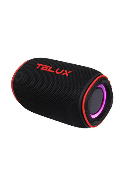telux HiBass15 Wireless Speaker 15W Black Red