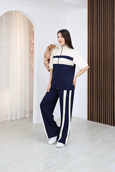 dignus Garni Oversize Modal Fabric Tracksuit Set with Zipper Detail