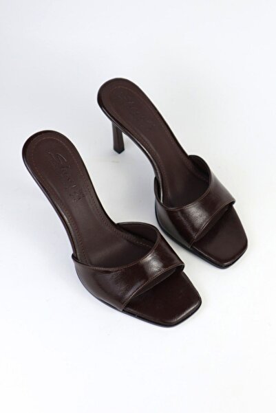 CİRON SHOES Yüksek Topuklu Kadın Ayakkabı terlik ve sandalet