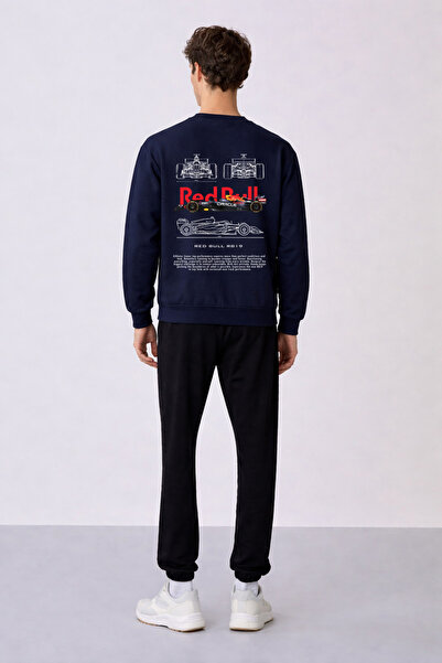 ZAVIXO -Erkek 3 Thread Oversize Set – Sports & Casual Combination Red Bull