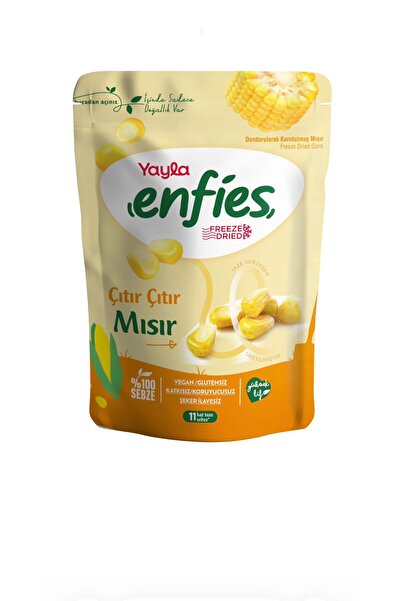 Yayla ENFİES FREEZE DONDURULARAK KURUTULMUŞ ÇITIR MISIR 25 GR