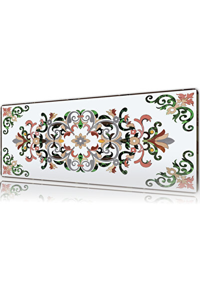 urzuva Halı Desenleri Heritage Motif Gaming Oyuncu XL Mouse Pad Mousepad 70x3...