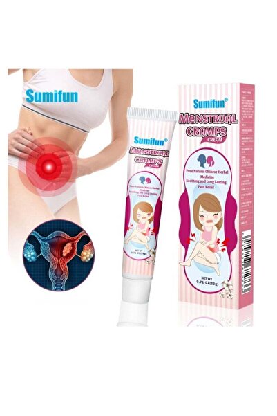 SUMIFUN كريم لتخفيف آلام الدورة الشهرية للنساء، مرهم لتخفيف آلام البطن أثناء ...