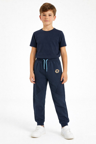 Mışıl Kids MIŞIL 18703-26 Παντελόνι για αγόρια με λεπτομέρεια στο γόνατο, άνε...