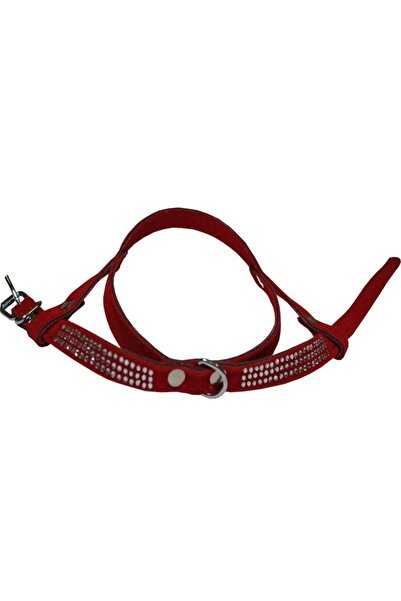 Milan VELVET DOG HARNESS WITH 3 ROWS OF RHINESTONE 30CM
