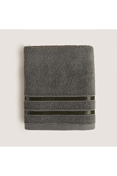 Chakra Шик кърпа за лице от 100% памук, 50x80 см, антрацит