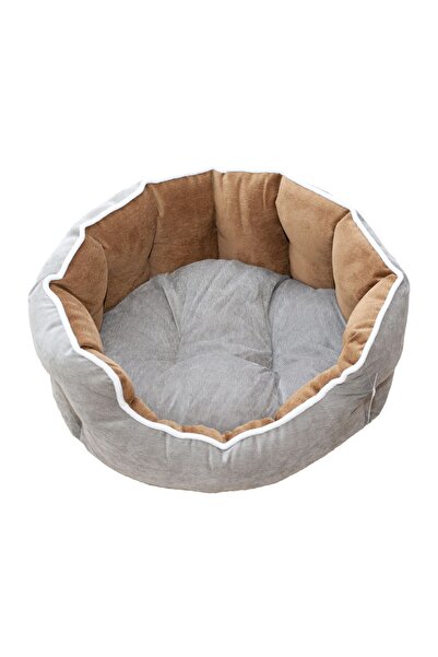 AMC CULCUS CATIFEA PENTRU CAINI SI PISICI GRI-MARON 59 X 53 X 20 CM/ 9247-2021C