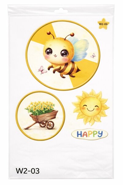 OEM Set of decorative wall stickers for children's rooms - 3D stickers for ba...
