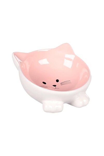 Flamingo CERAMIC CAT BOWL PUZI PINK 125ML