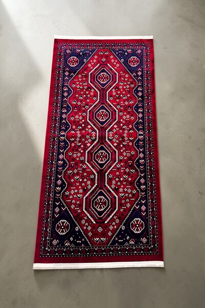 RAVZA HOME ANADOLU DESENLİ YOLLUK - KAYMAZ TABAN, YUMUŞAK DOKU, KOLAY TEMİZLE...