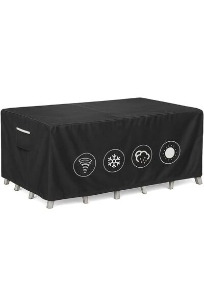Generic Patio Furniture Cover 250×200×80 cm – Heavy Duty 210D Oxford Waterpro...