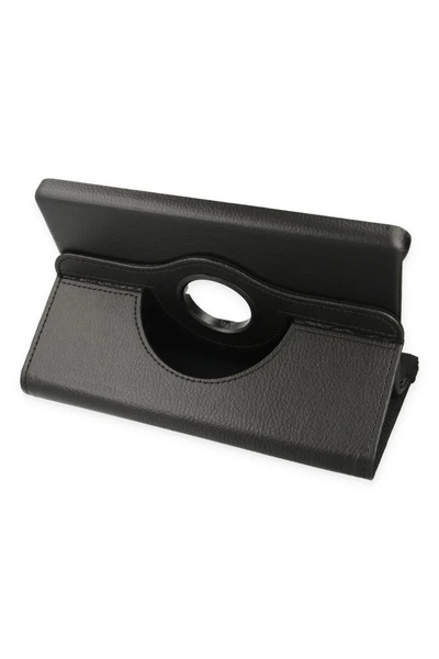 mrkon حافظة لينوفو تاب M8 من ديبو، حافظة جلدية للتابلت 360 درجة - أسود 6985447