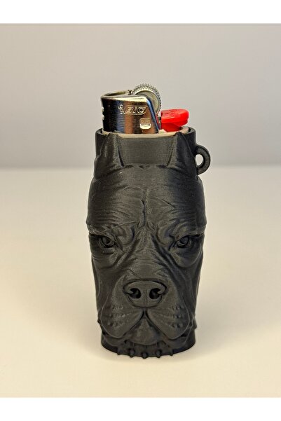 Nomika Design Pitbull Köpek Figürlü Çakmak Kılıfı | Güçlü Tasarım | Maxi Uyum...