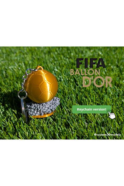 Lades Fifa Ballon D'Or |   Golden Ball |   Keychain