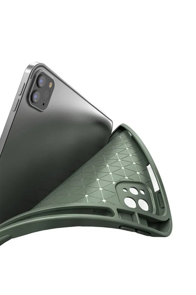 mrkon حافظة DEPO لجهاز iPad 10.2 (الجيل السابع) من السيليكون - أزرق داكن 6985447