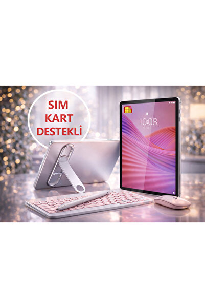 LENOVO Tab M10 4GB/128GB(SİM KART DESTEKLİ)10.1"İNCH GRİ TABLET+ŞEFFAF KILIF+...