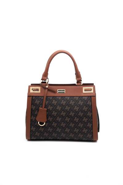 Silver Polo 1174 Women's Handbag Brown Yellow