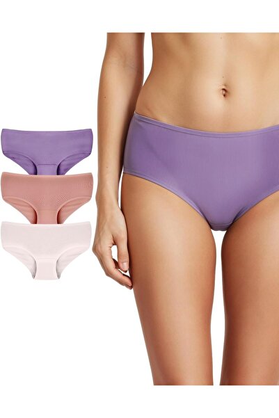 Yolo Women’s High Waist Cotton Briefs Panties – 3 Pack