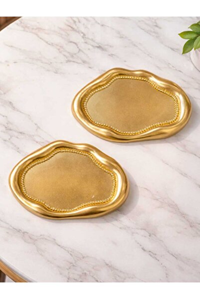 rakaymu 2 Presentation Trays with Handmade Crystal Stones