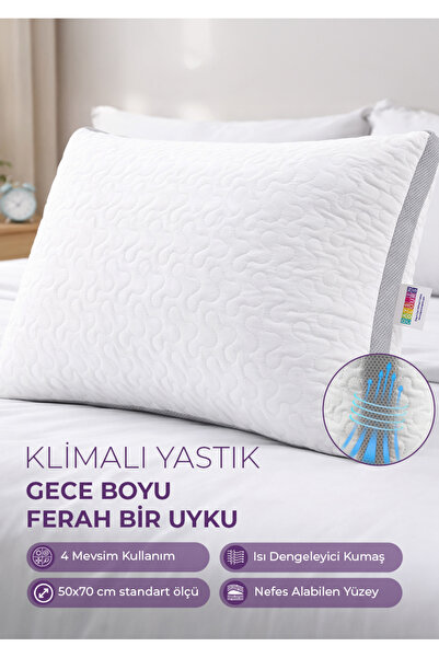 Days In Colours Klimalı Kapitone Premium Yastık - 800 Gr. - DayCool Serisi