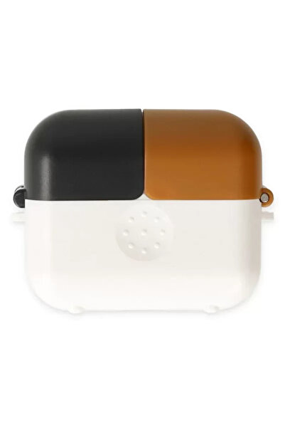 mrkon حافظة DEPO Airpods 3 (الجيل الثالث) - أبيض-أسود-بني 6985447