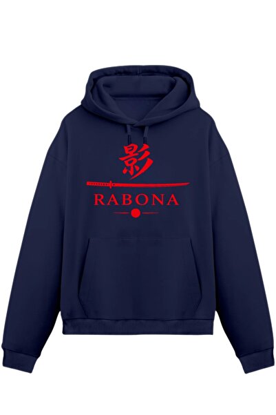 Rabona Fashion Σκιώδης Λεπίδα – Φούτερ / Φούτερ με κουκούλα με στάμπα Ραμπόνα...