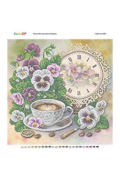 Tablouri Decor SCHEMA PENTRU BRODERIE CU MĂRGELE "CEAS" – 044